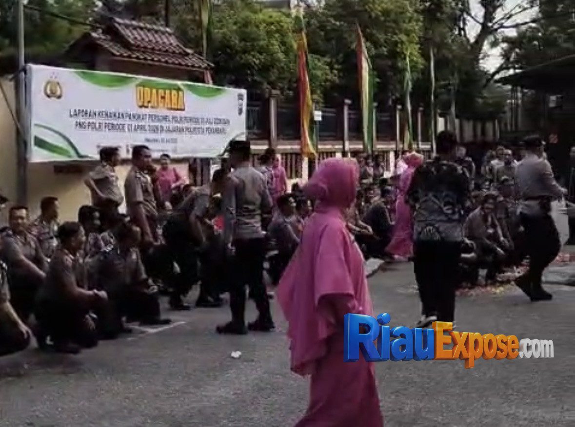 Kenaikan pangkat Personel Polresta Pekanbaru