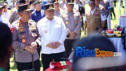 Kapolri Bekali Polda Riau Alat Penanggulangan Karhutla 2026 5 Kapolri Jenderal Listyo Sigit Prabowo menyerahkan bantuan alat penanggulangan karhutla kepada Polda Riau saat Gelar Kesiapan Karhutla di SPN Polda Riau