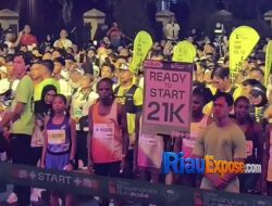 Kapolda Riau Flag Off 15 Ribu Peserta Riau Bhayangkara Run 2026, Ajak Jaga Hutan dan Harimau Sumatra