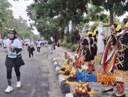 Riau Bhayangkara Run 2026 Meriah, Peserta Disambut Tari Tradisional dan UMKM Kuliner Khas Riau