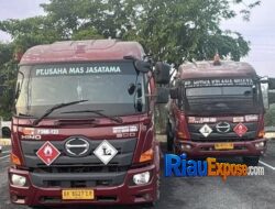 Polda Riau Amankan 2 Truk Tangki Pertamina, Bongkar Dugaan Penyelewengan BBM Subsidi di Rohil