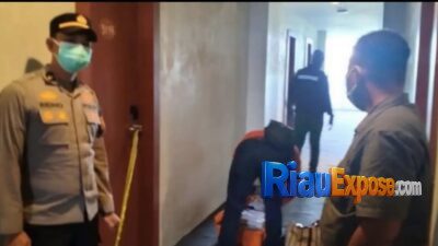 Hotel Favor Pekanbaru Jadi TKP Penemuan Mayat Dokter Spesialis Kejiwaan, Polisi Olah TKP