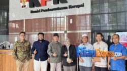 Bupati Siak Afni Zulkifli saat melakukan audiensi dengan jajaran Komisi Pemberantasan Korupsi (KPK) di Gedung Merah Putih Jakarta untuk memperkuat pencegahan korupsi dan tata kelola pemerintahan.