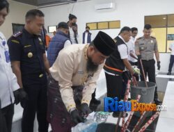 8,2 Kg Sabu Asal Malaysia dan 5.005 Butir Ekstasi Dimusnahkan Polres Bengkalis, Jaringan Internasional Terus Diburu