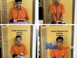 Oknum ASN Bapenda Diringkus Satres Narkoba Polres Inhu, 3 Pengedar Diamankan