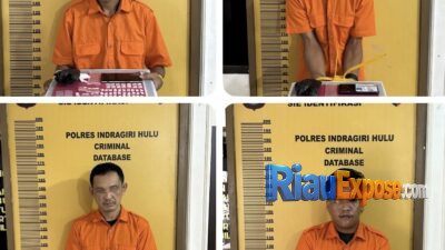 Oknum ASN Bapenda Diringkus Satres Narkoba Polres Inhu, 3 Pengedar Diamankan 11 Oknum ASN Bapenda Inhu bersama tiga tersangka narkoba diamankan Satres Narkoba Polres Inhu beserta barang bukti sabu, ekstasi, dan ganja.