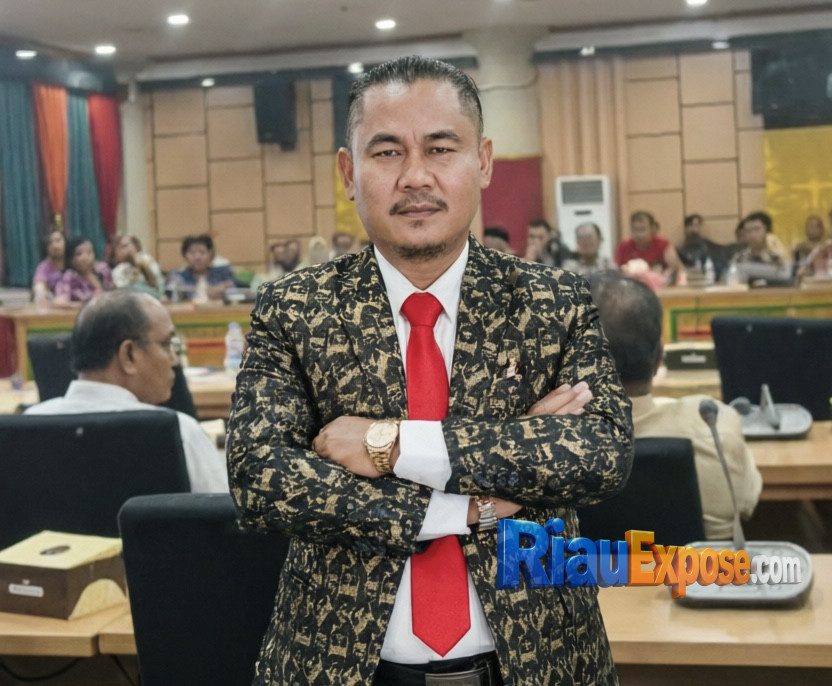 Suasana pasca bentrokan dua kubu anggota DPRD Riau di lobi Gedung DPRD Provinsi Riau, Kamis 16 Juli 2026.