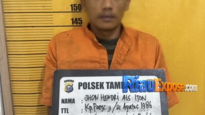 Polsek Tambang Tangkap Warga Koto Perambahan, Lima Paket Diduga Sabu Disita