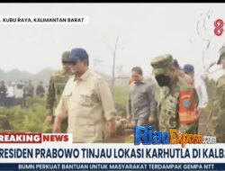 Presiden Prabowo Bertolak ke Kalimantan, Pimpin Penanganan Karhutla