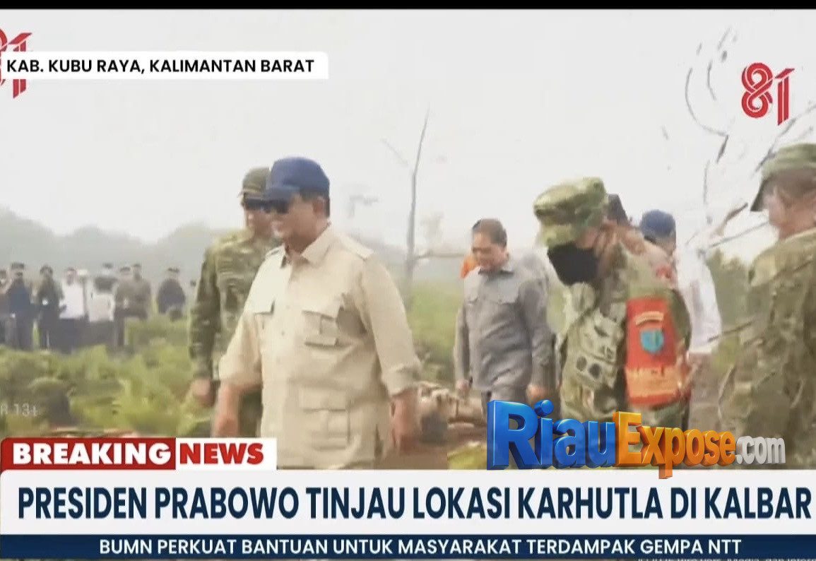 Presiden Prabowo Bertolak ke Kalimantan, Pimpin Penanganan Karhutla 1 Presiden Prabowo Subianto bertolak ke Kalimantan untuk memimpin penanganan karhutla
