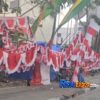 Pedagang Bendera Merah Putih Mulai Ramai di Pekanbaru Jelang HUT ke-81 RI