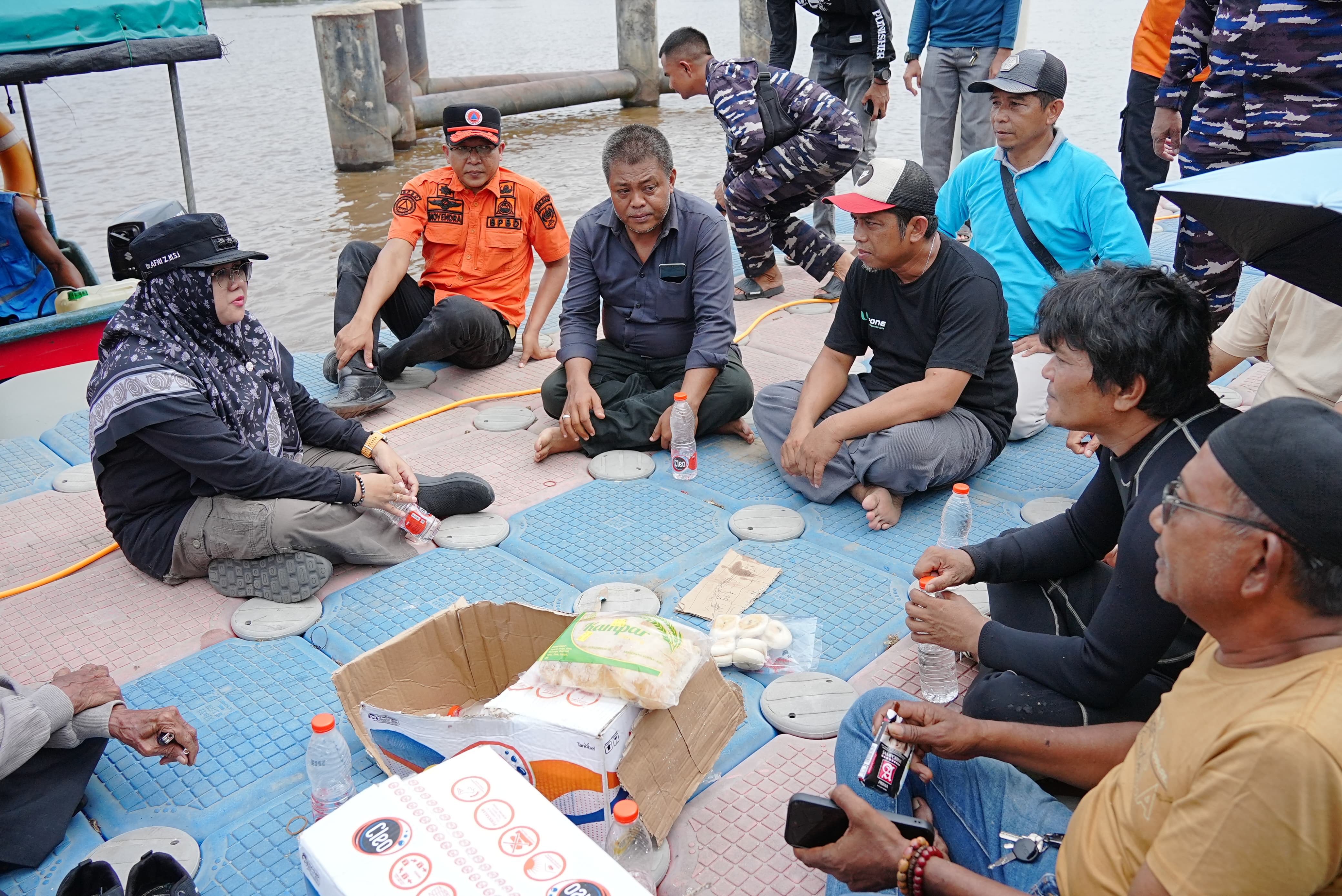 Bupati Afni Sampaikan Duka ke Keluarga Bocah Tenggelam di Turap, Perintahkan Maksimalkan Pencarian
