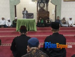 Kasdam XIX/Tuanku Tambusai dan Polri Subuh Keliling di Pekanbaru