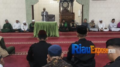 Kasdam XIX/Tuanku Tambusai dan Polri Subuh Keliling di Pekanbaru