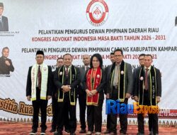 Adv. Abdul Sarif Resmi Nahkodai DPC KAI Kampar, Dilantik Ketum Siti Jamaliah Lubis