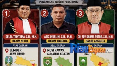 Dr. Edy Darma Putra, hakim ad hoc Tipikor asal Perawang, Kecamatan Tualang, Kabupaten Siak, yang menjadi anggota majelis hakim dalam perkara vonis Gubernur Riau nonaktif Abdul Wahid di Pengadilan Tipikor Pekanbaru.
