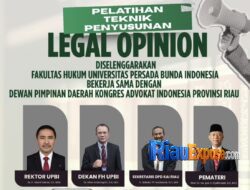 FH UPBI Pekanbaru Gelar Pelatihan Legal Opinion Bersama DPD KAI Riau September 2026
