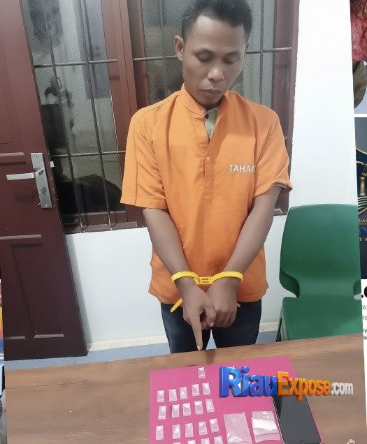 Undercover Buy Polsek Tambang Ringkus Bandar Sabu di Koto Perambahan