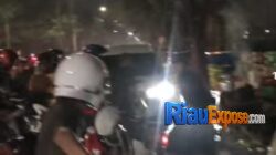 Kecelakaan maut pemotor Honda Scoopy tewas di depan Hotel Ratu Mayang Garden Jalan Sudirman Pekanbaru