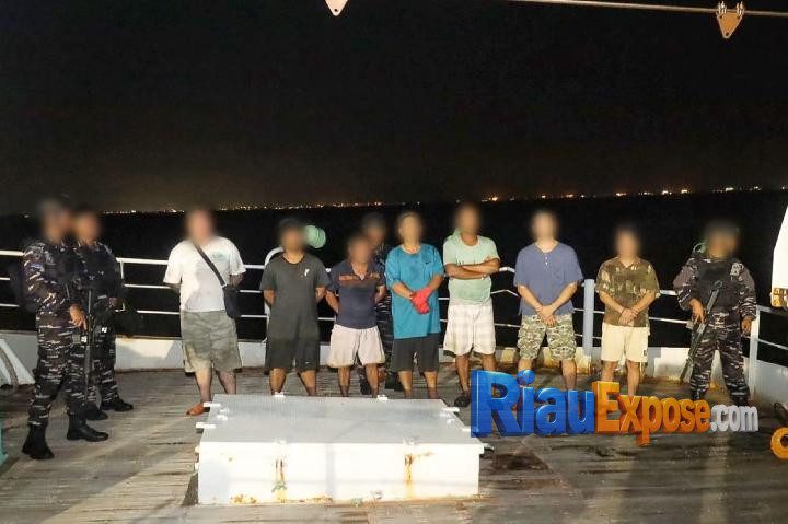 TNI AL Amankan 1,3 Ton Ketamine di Perairan Kepri, 65 Karung Disita dari Kapal MV King Sun