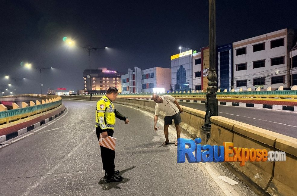 Pemuda Asal Bungaraya Siak Tewas Usai Laka Tunggal di Fly Over Pekanbaru
