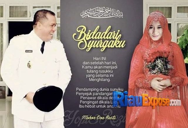 Yopi Arianto dan Rezita Meylani, dua mantan Bupati Inhu yang menghadapi gugatan perceraian di PA Rengat