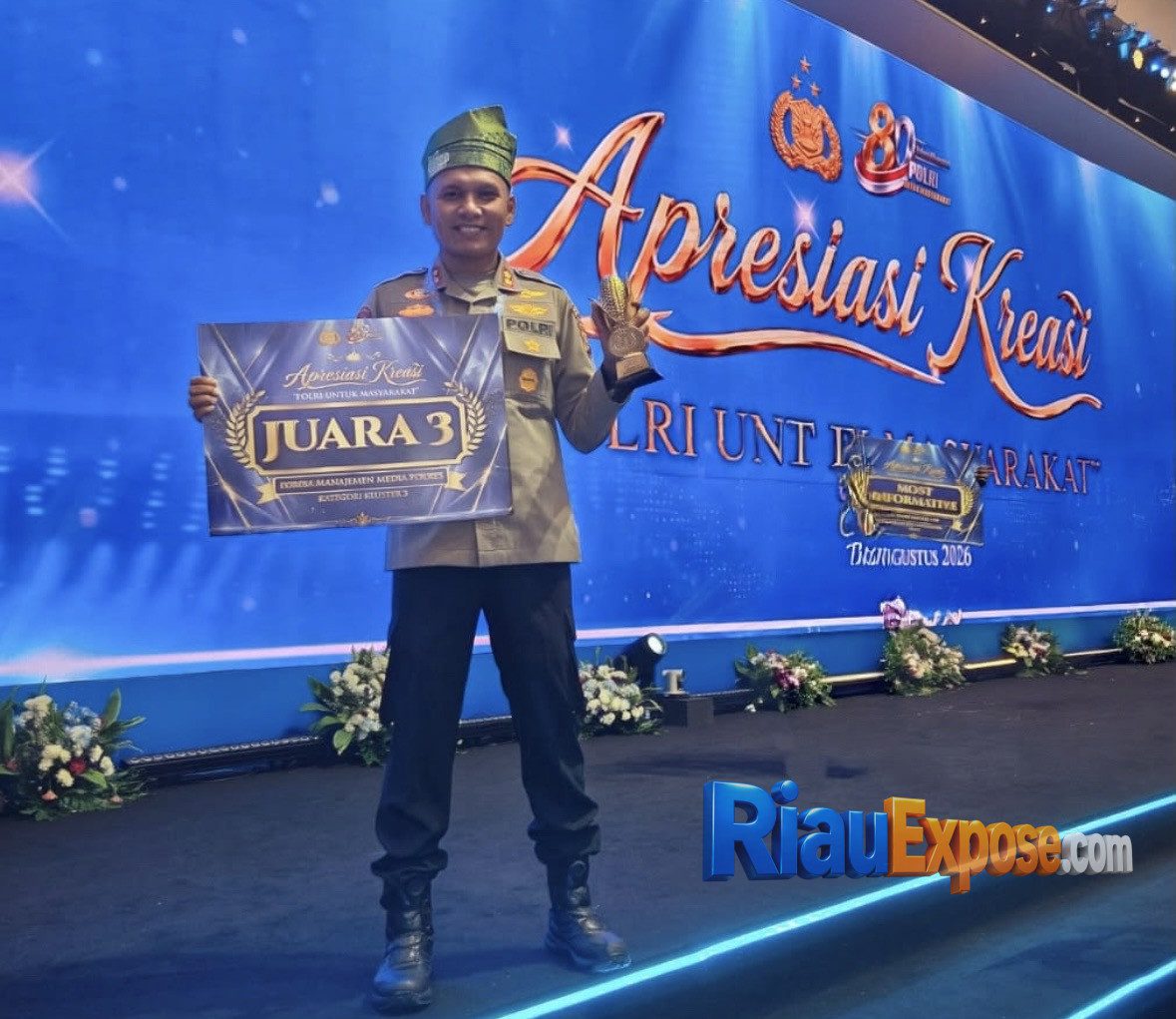 Polres Inhu Raih Juara III Manajemen Media di Apresiasi Kreasi Polri 2026 1 Polres Inhu Raih Juara III Kategori Manajemen Media Polres Apresiasi Kreasi Polri 2026