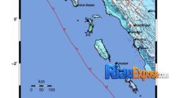 Gempa M6,1 Southern Sumatra terasa hingga Kota Padang dan Pesisir Selatan