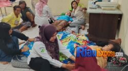 Puluhan siswa SMK Negeri 1 Tapung Hulu Kampar diduga mengalami gangguan kesehatan setelah menyantap makanan program MBG