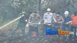 Kapolda-Pangdam Padamkan Karhutla di Kerumutan, Bupati dan Kapolres Turun ke Lokasi 4 Kapolda Riau Irjen Herry Heryawan dan Pangdam XIX/Tuanku Tambusai Mayjen Agus Hadi Waluyo memadamkan karhutla di Kerumutan Pelalawan