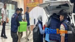 Polda Riau Geledah RSD Madani Pekanbaru, 323 Dokumen Diamankan 9 Polda Riau menggeledah RSD Madani Pekanbaru dan mengamankan 323 dokumen terkait dugaan korupsi anggaran 2022-2024