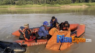 Tim SAR Temukan Korban AF Tenggelam di Sungai Kuantan, Tewas Mengapung