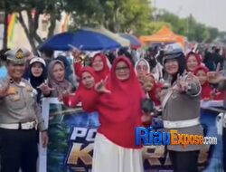 Polantas KARIB Polda Riau Ciptakan Kamseltibcarlantas di Akhir Pekan