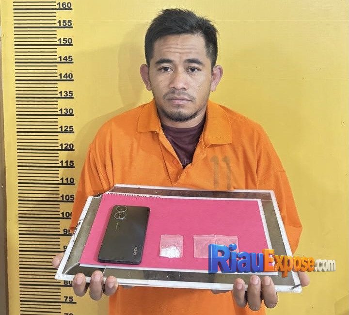 Residivis di Rengat Kembali Ditangkap Polres Inhu Terkait Narkoba