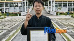 Rahmat Setiawan pemuda asal Perawang Kabupaten Siak penerima penghargaan resmi NASA atas kontribusi keamanan siber.