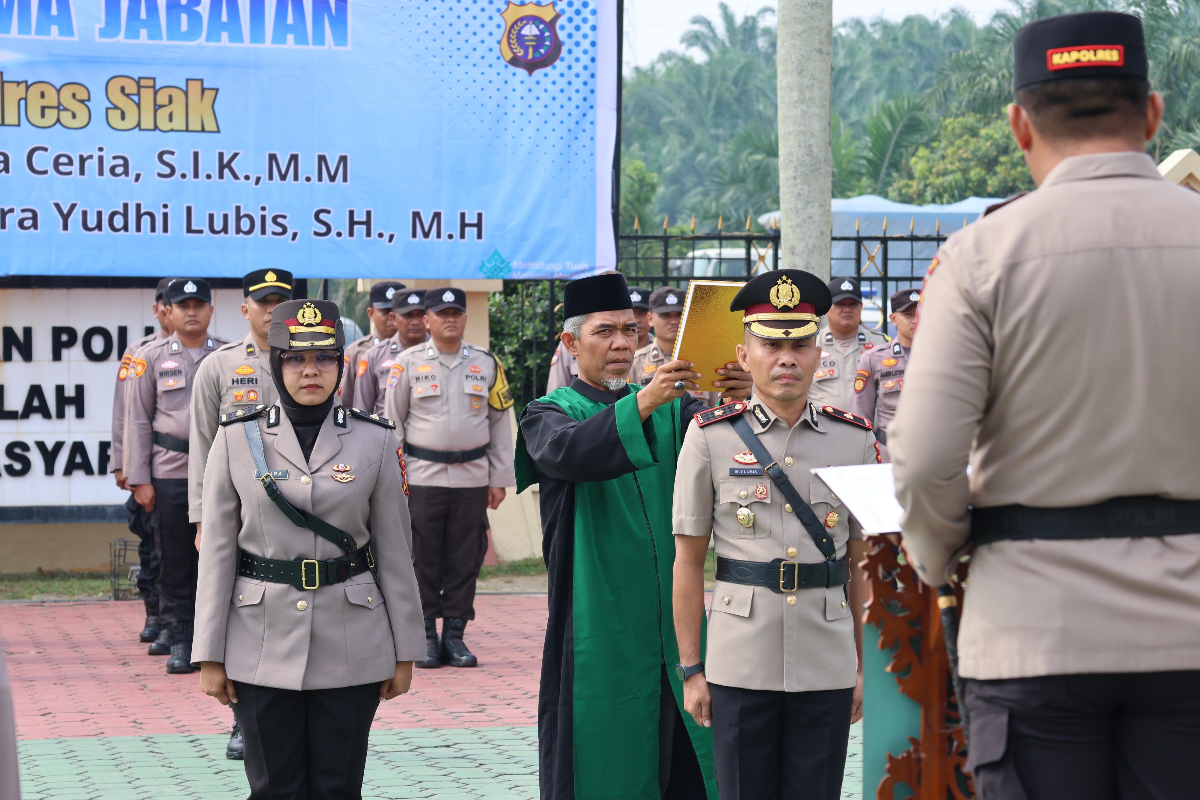 Kompol Mahendra Yudhi Lubis Jadi Wakapolres Siak, Gantikan Akira Ceria