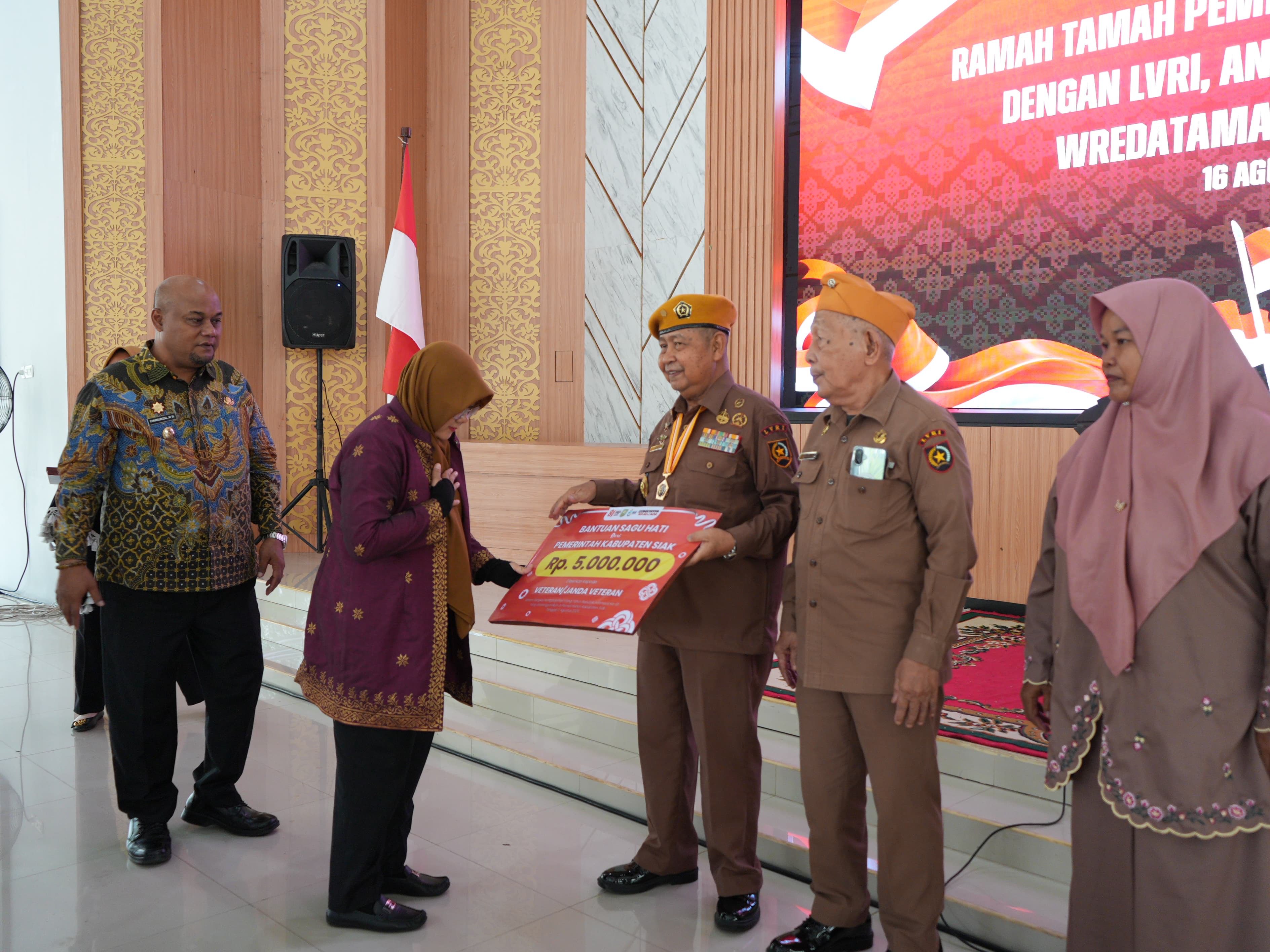 Pemkab Siak Naikkan Bantuan Veteran 300 Persen, Terima  Rp5 Juta per Orang