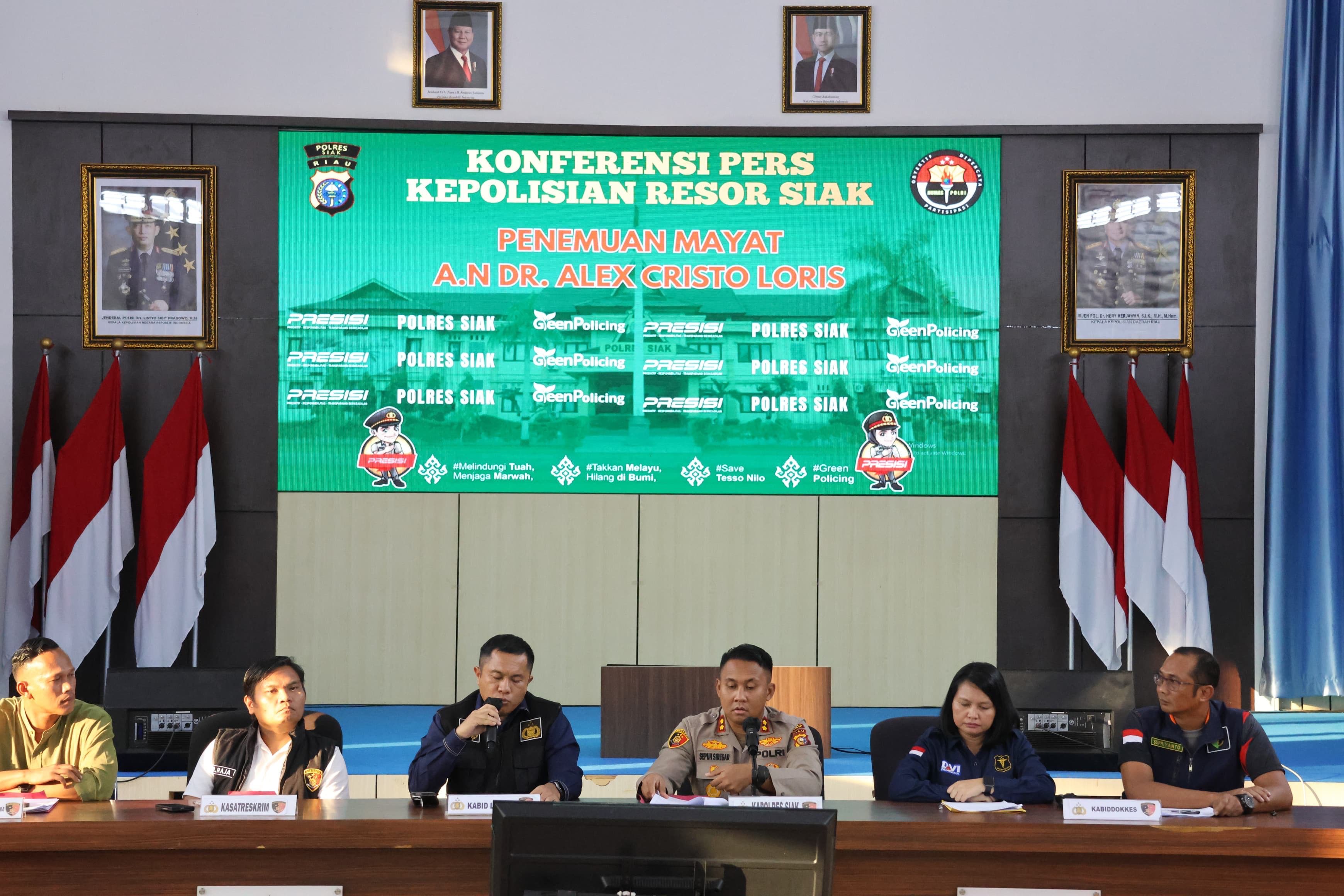 Polres Siak Ungkap Kematian dr Alex Cristo Loris, Hasil Forensik dan DNA Pastikan Bunuh Diri